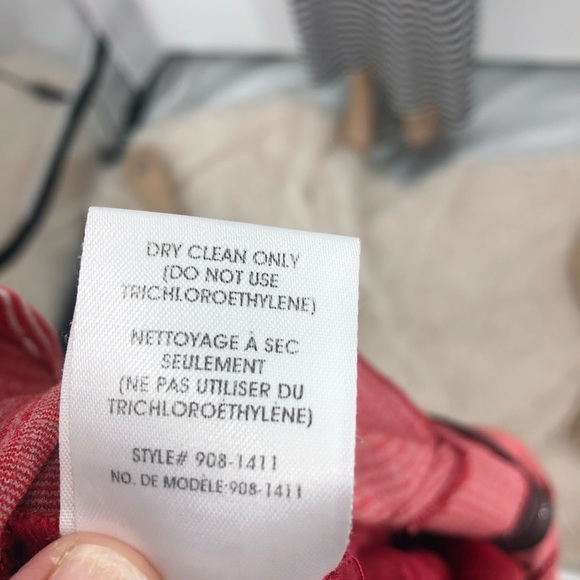 Nanette Lepore Grand Entry Blouse Red Medium - Picture 4 of 6